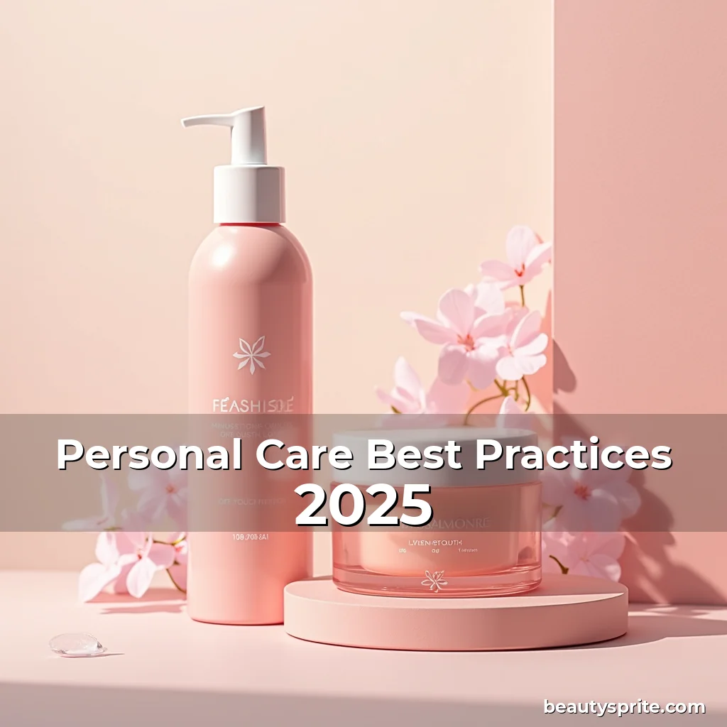 Artistic representation for Personal Care Best Practices 2025