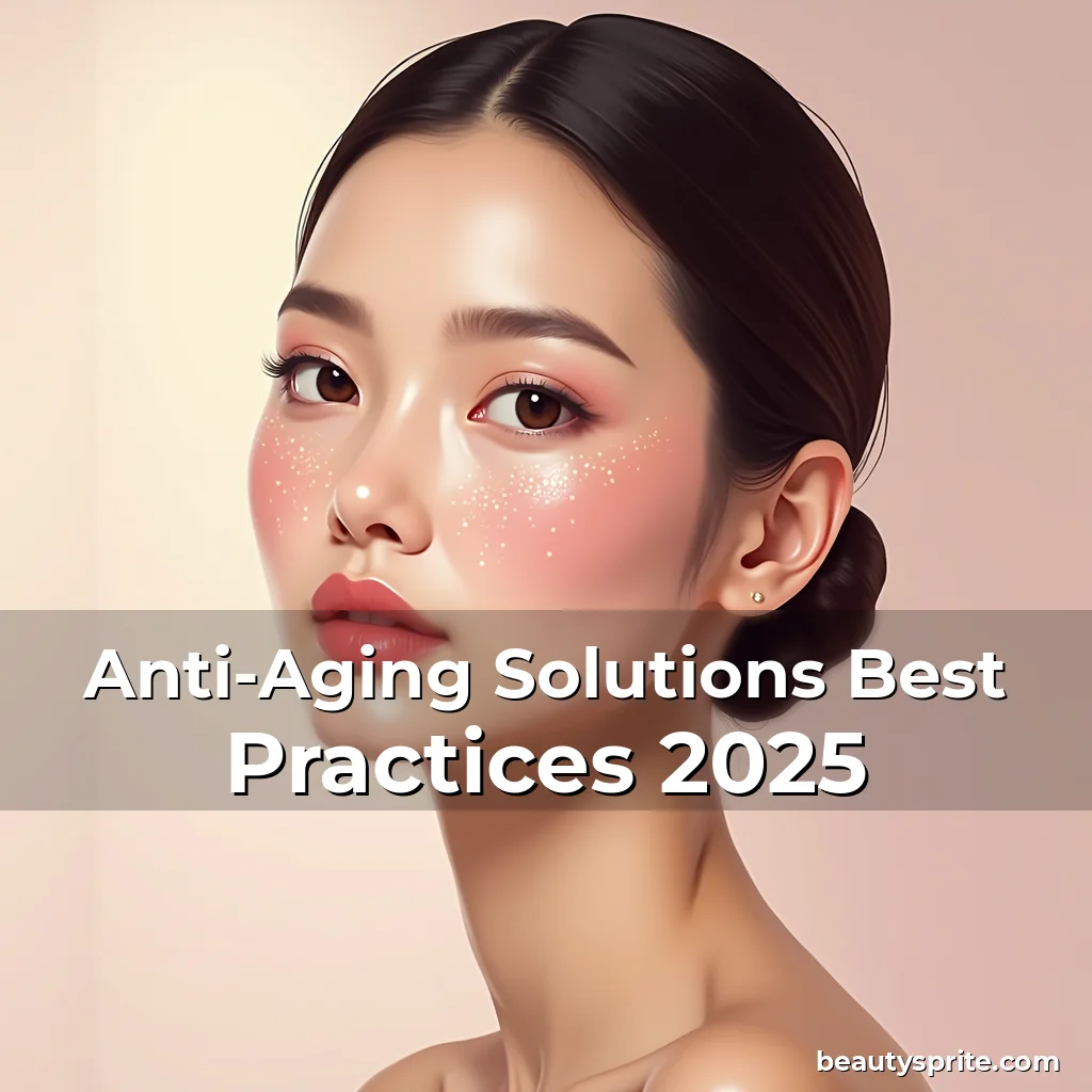 Artistic representation for Anti-Aging Solutions Best Practices 2025