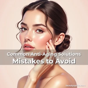 Artistic representation for Common Anti-Aging Solutions Mistakes to Avoid