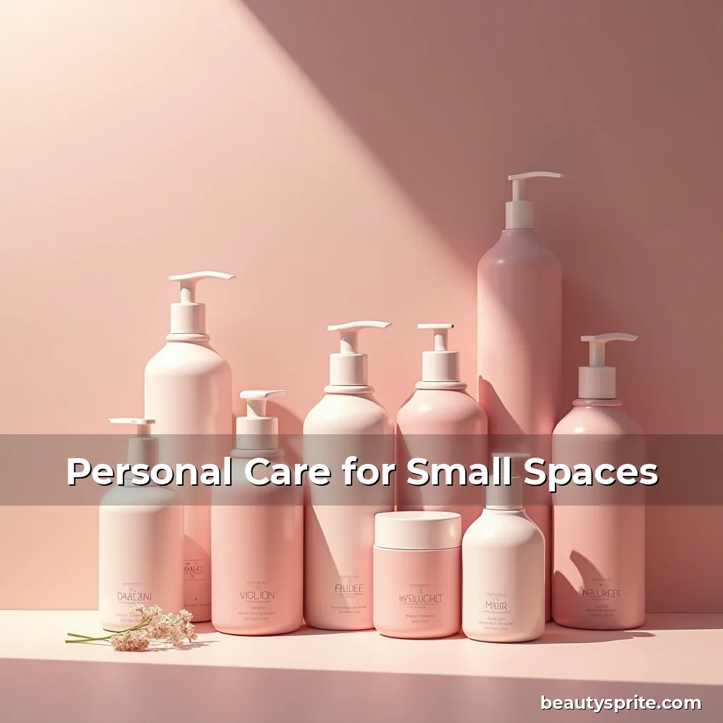 Artistic representation for Personal Care for Small Spaces