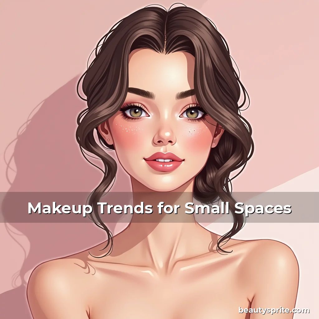Artistic representation for Makeup Trends for Small Spaces