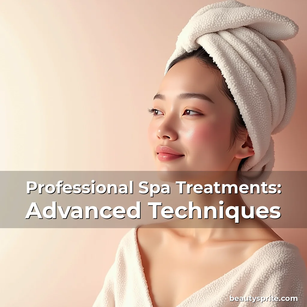 Artistic representation for Professional Spa Treatments: Advanced Techniques