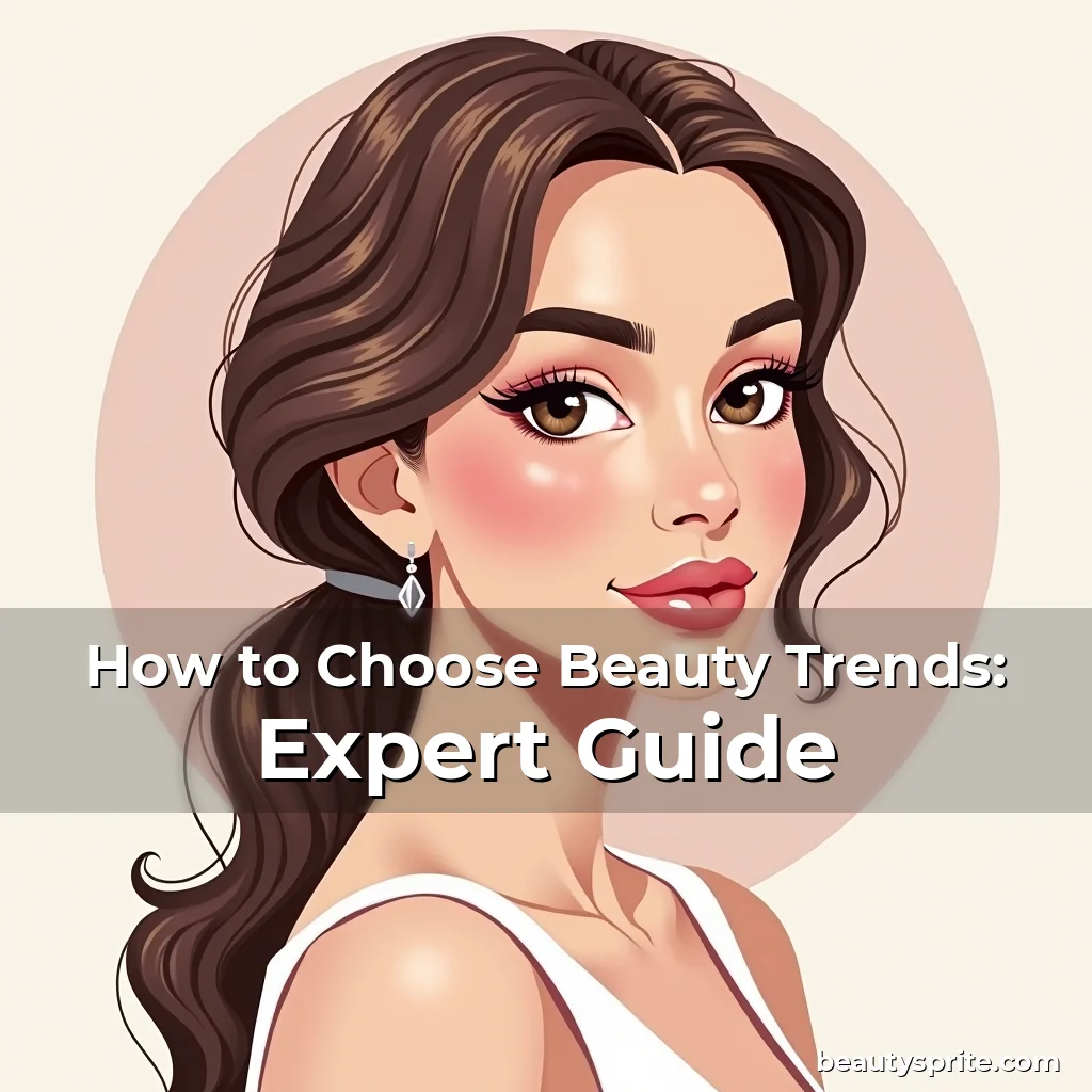 Artistic representation for How to Choose Beauty Trends: Expert Guide