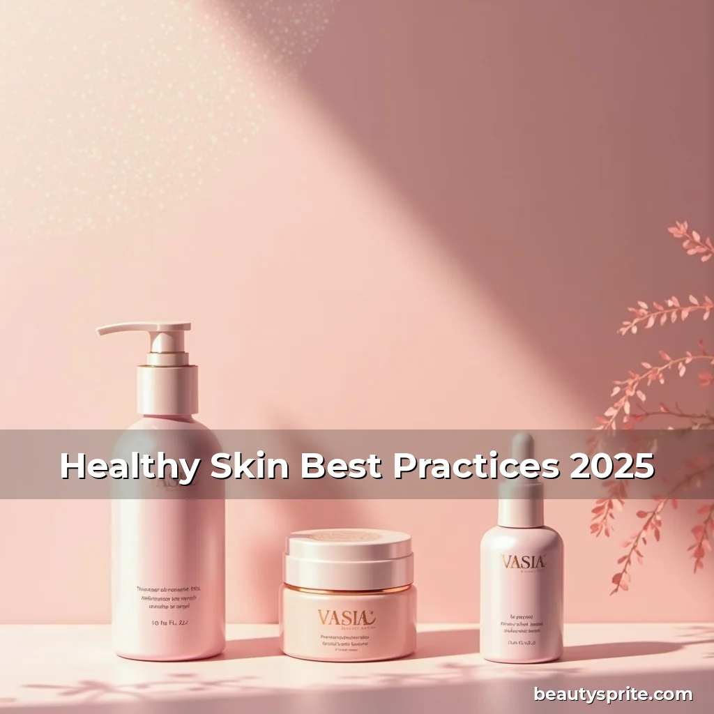 Artistic representation for Healthy Skin Best Practices 2025