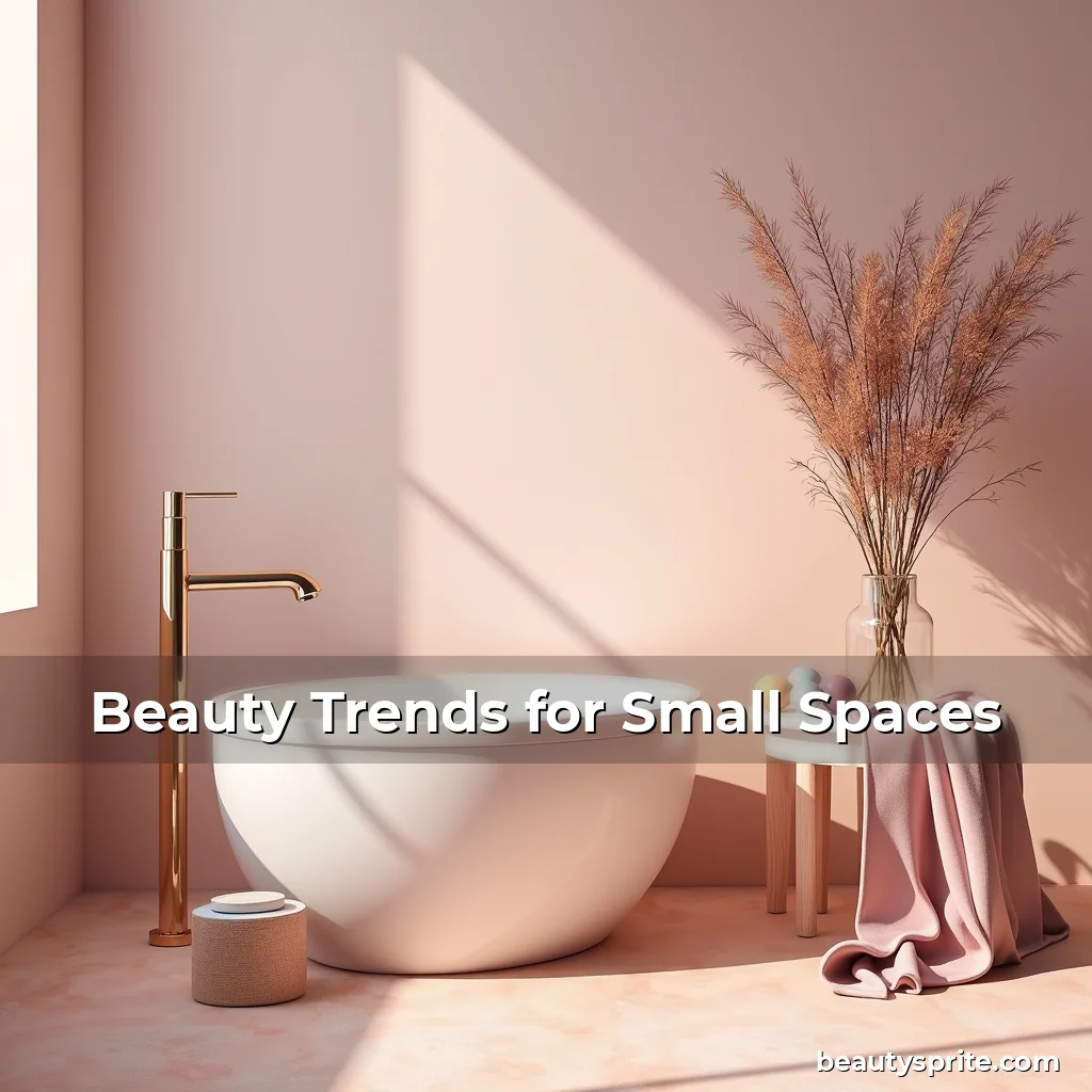 Artistic representation for Beauty Trends for Small Spaces
