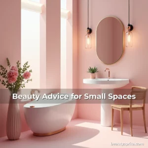 Artistic representation for Beauty Advice for Small Spaces
