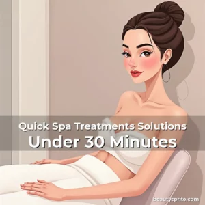 Artistic representation for Quick Spa Treatments Solutions Under 30 Minutes