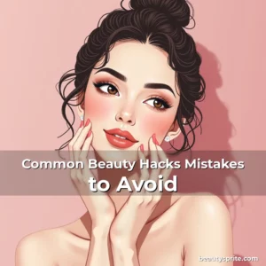 Artistic representation for Common Beauty Hacks Mistakes to Avoid